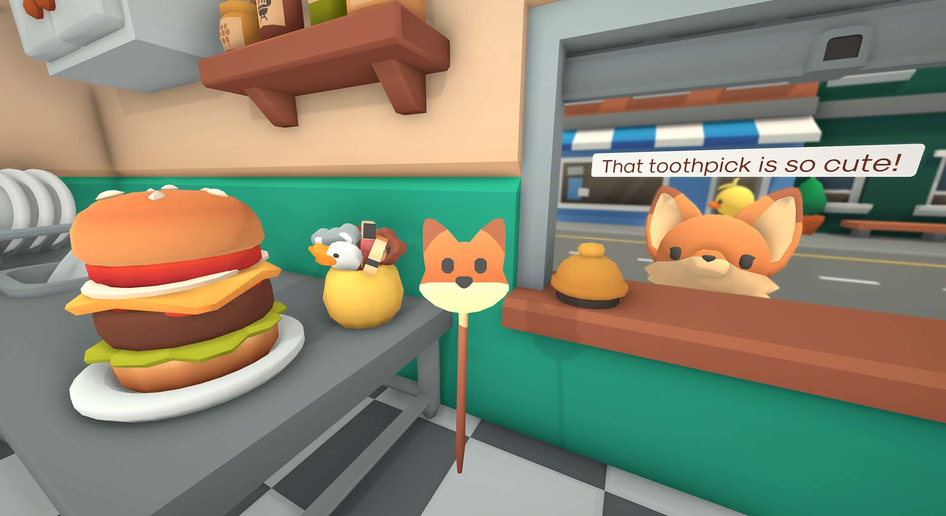 伯吉的温馨厨房 Burgies Cozy Kitchen 中文版全息投影